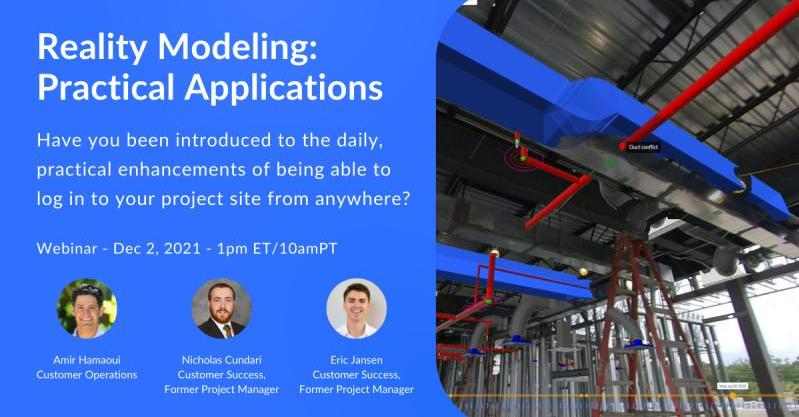 Reality Modeling Practical Applications 